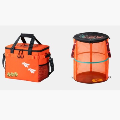 New SALMON RUN Splatoon 3 Mesh Basket & Cooler Box Set Limited