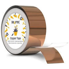 Copper Tape 1 Inch X 66ft. Copper Tape Conductive Adhesive Use As Copper Foil 