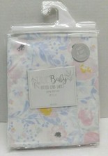 True Baby Fitted Crib Sheet Girls Floral 28 x 52