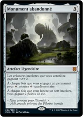 MTG Magic ZNR - Forsaken Monument/Monument abandonné, French/VF