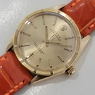 Mens Rolex Oyster Perpetual Ref 1007 18k Solid Gold 1960s 34mm Automatic RA438
