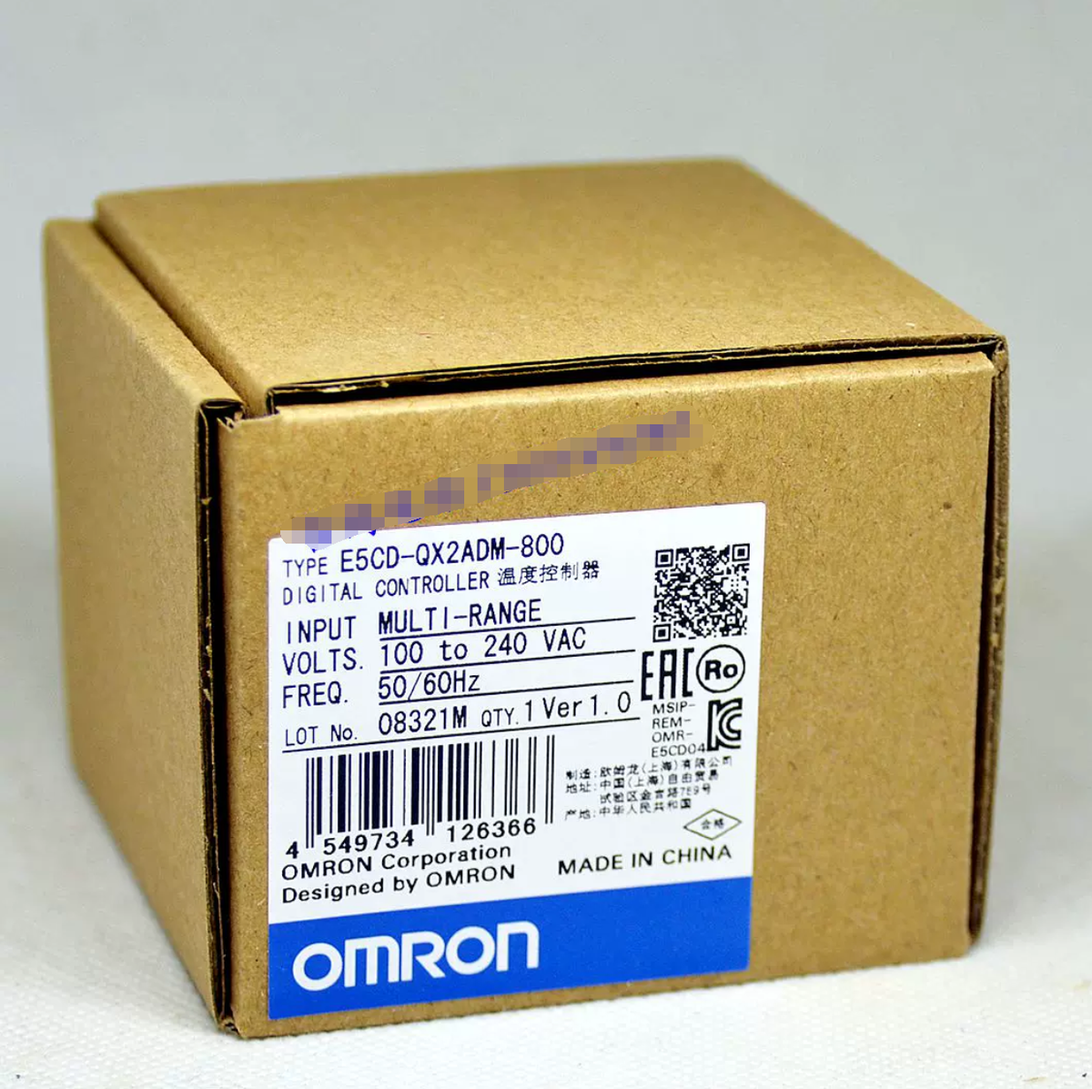 1PC New Omron E5CD-QX2ADM-800 Temperature Controller 100 1PC New Omron E5CD-QX2ADM-800 Temperature Controller 100