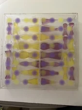 Bozart Karim Rashid Chess Set Yellow & Purple 2001
