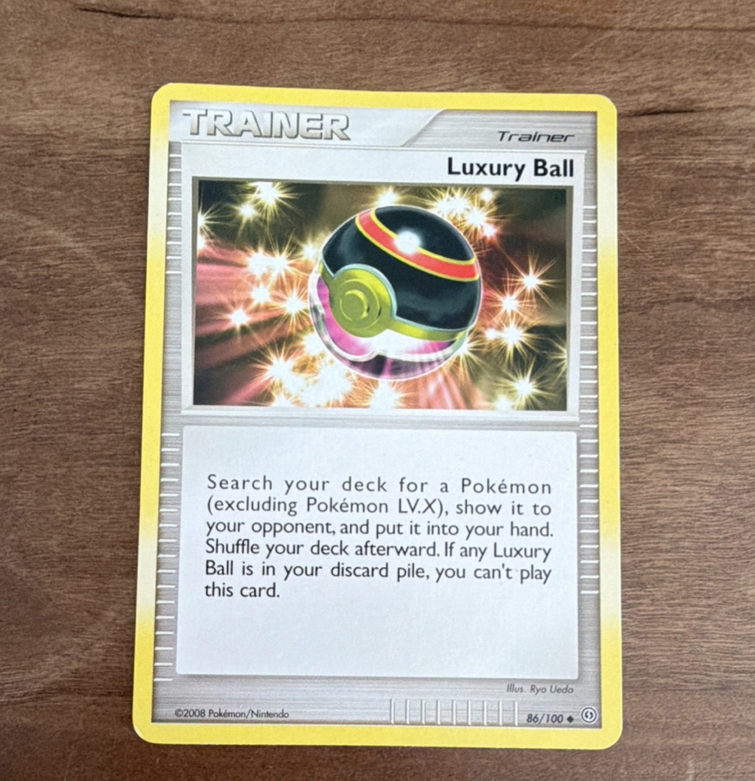 Pokémon TCG Luxury Ball 86/100 Stormfront Regular Uncommon Trainer Card