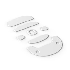 Caseking OP1 Mouse Skates 99.5 PTFE White Single Set Mouse EGG-OP1-MS1