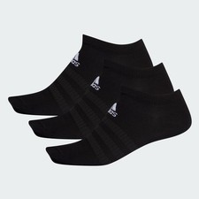 Adidas Kids Light Low-Cut Socks Large 3 Pairs Black DZ9402-KL