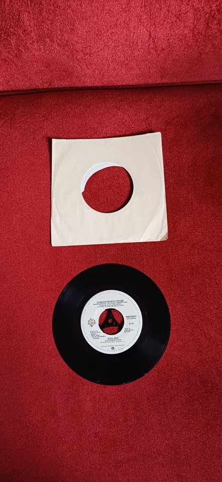 Christopher Cross - Sailing Single und Rückseite Poor Shirley - Bild 4 von 4