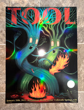 Tool Band Concert Poster Colorado Springs Tour January 28 2022 283/550 Lampe Art