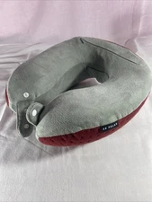 Be Relax My Memory Form Wellness Travel Pillow Red And Grey