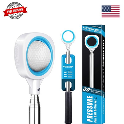 #ad Pressure Golf Ball Retriever Performance Version Thicken Stainless Steel Sh... $22.99