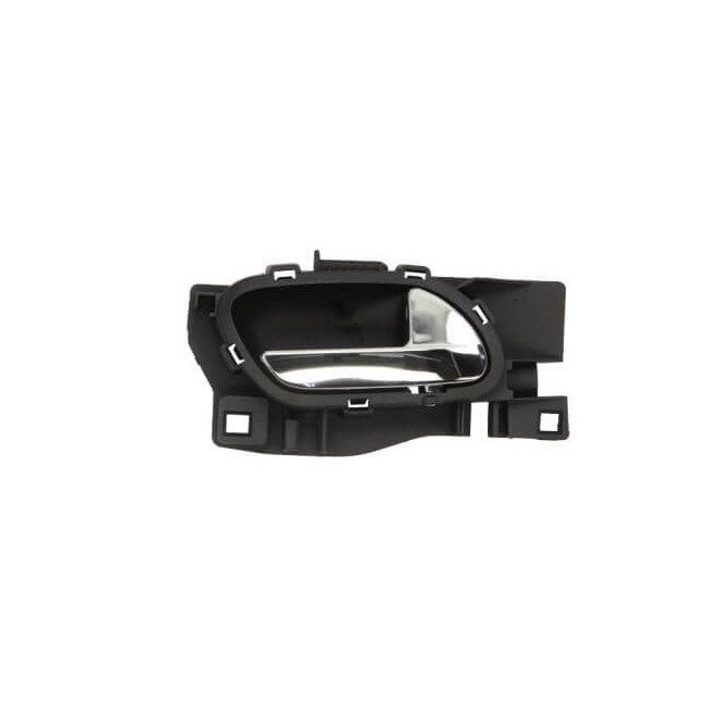 Poignée intérieure gauche Peugeot 207 noire avec levier chrome robuste