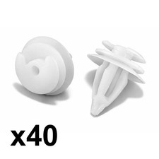 40x CLIPS f�r BMW ROVER INNENRAUM KOFFERRAUM & T�R KARTE VERKLEIDUNG E34 E36 E39 E46