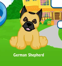Webkinz German Shepherd Virtual Adoption Code Only Messaged Webkinz GSD Original