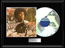 MICHAEL JACKSON BEN  WHITE GOLD PLATINUM RECORD LP RAT ALBUM COVER RARE!