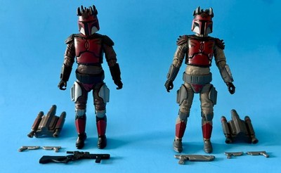 STAR WARS VINTAGE COLLECTION MANDALORIAN SUPER COMMANDO CAPTAIN VC353 VC246 LOT