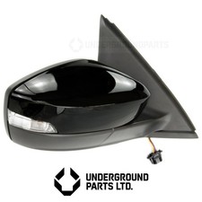 SKODA FABIA MK3 GLOSS BLACK FULL COMPLETE DOOR WING MIRROR RIGHT DRIVERS SIDE