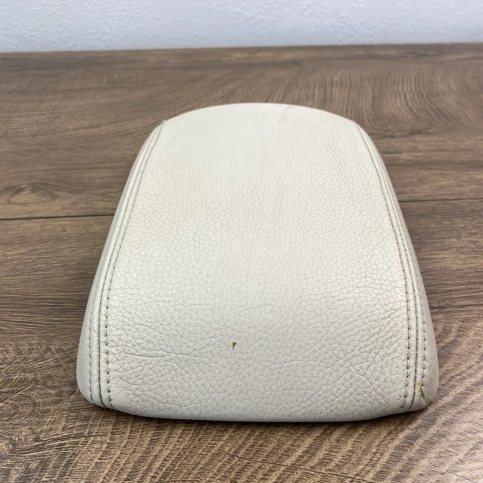 Volvo S40 C70 2004-2007 reposabrazos reposabrazos beige tapa consola cuero OEM Foto 4 de 4