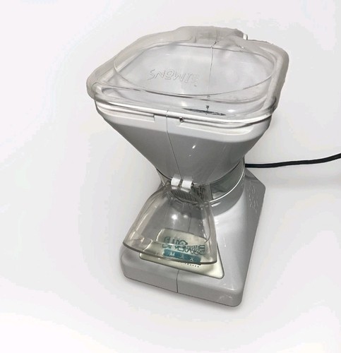 Little Snowie Max Snow Cone Machine Premium Home Ice Shaver Tested Working EUC 