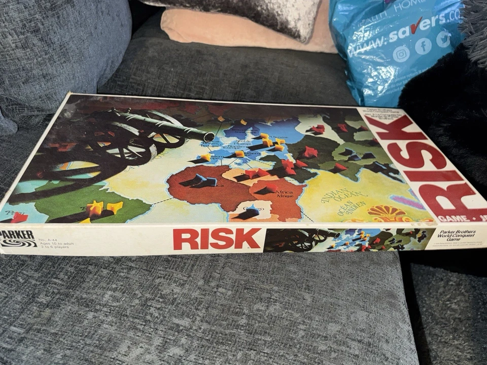 Vintage 1975 Parker Risk The World Conquest Strategy Board Family Game - Image 3 of 4