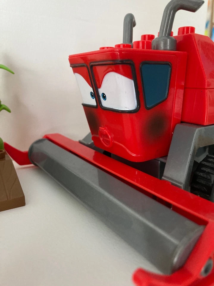 Disney Pixar Cars Tipping Tractor Mega Bloks set #7786 (Missing one Piece) - Image 3 of 4