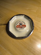 Aschenbecher " Hulstkamp Weltberühmt "  Genever Liköre - Emalie