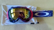Discontinued Vintage Oakley A Frame Snow Goggles Pink and Purple