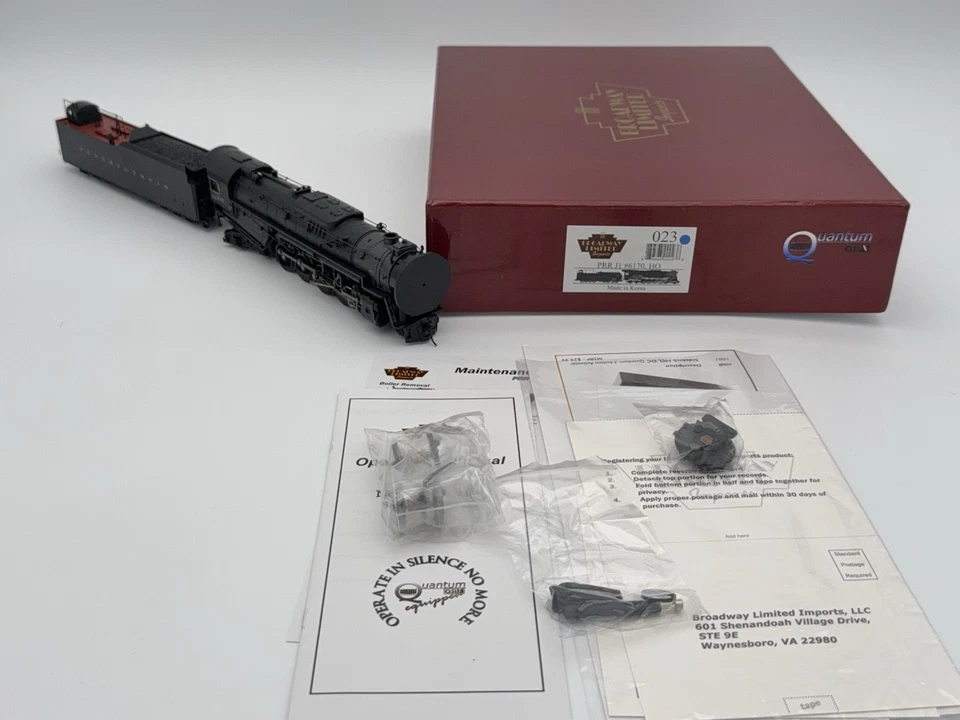 Broadway Limited - HO - PRR - 2-10-4 J1 Steam Loco #6170 - DCC - Train #023 - Image 2 of 4