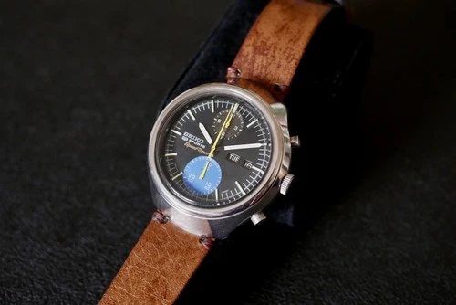 Vintage 1971 N MINT SEIKO Speed Timer 6138-0020 Men 41mm Automatic Watch