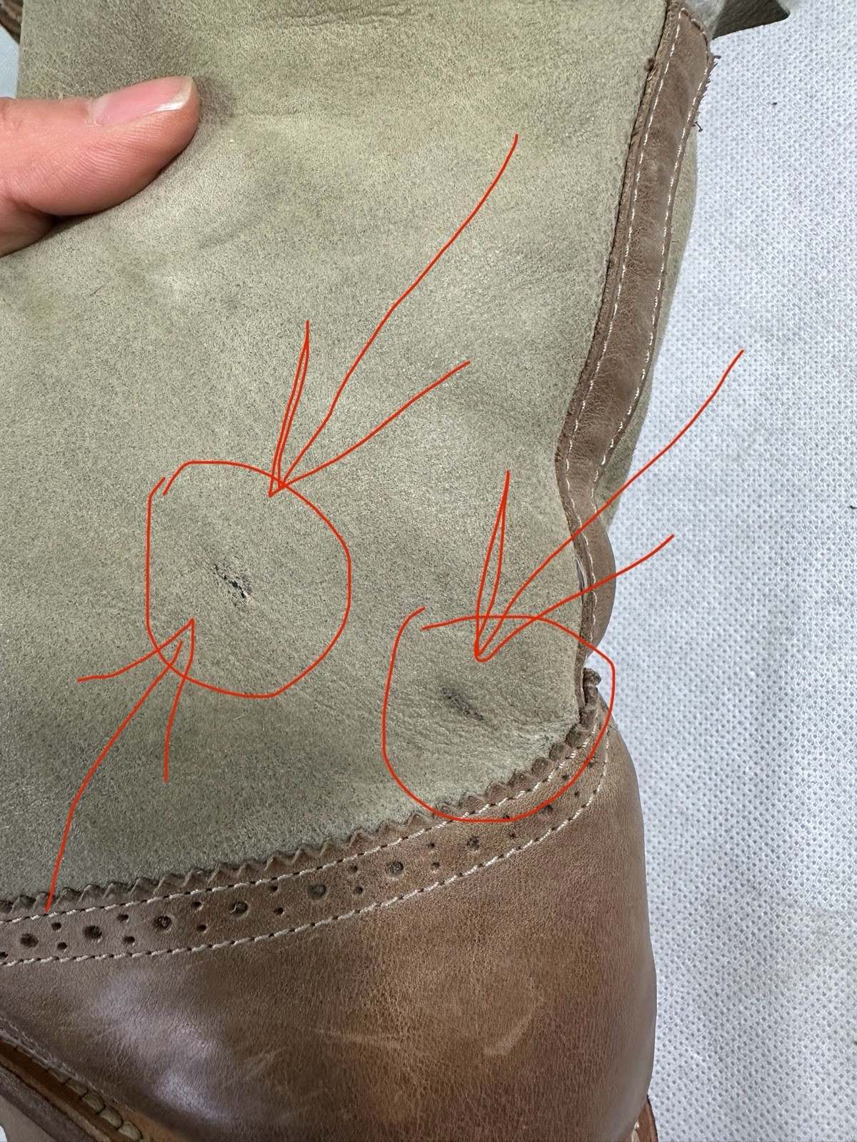 Brunello Cucinelli Shearling Lined Combat Boots w… - image 7