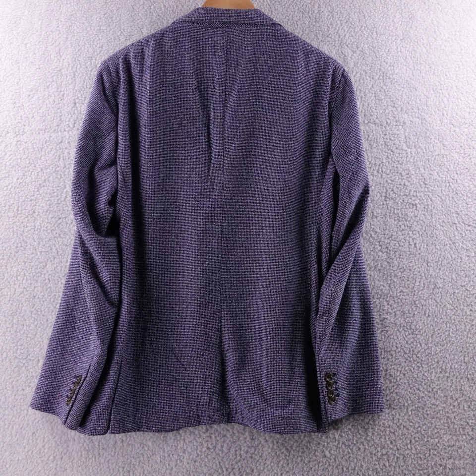 Мужской блейзер Eleven Thirty Nine с серыми крапинками сделано в Италии размер 42R - Изображение 3 из 4