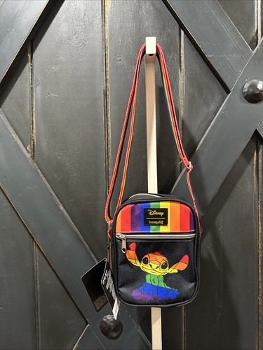 Disney Loungefly Stitch Pride Rainbow Crossbody Bag Purse Rare - NWT - Picture 2 of 12