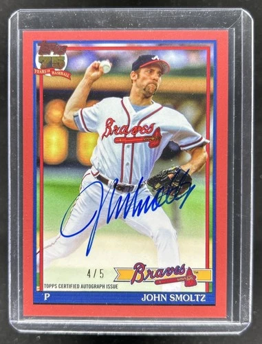 2026 Topps Series 1 John Smoltz Red Foil (RAW)