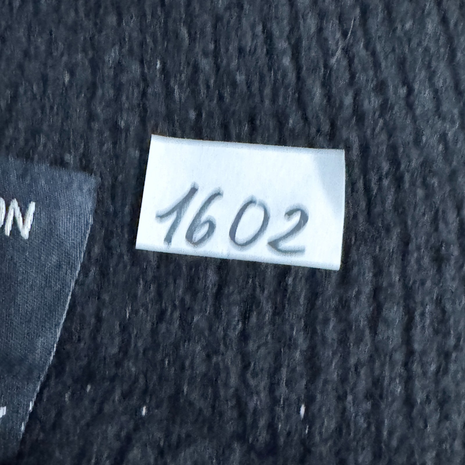 C&A Black Ribbed Beanie - Global Cities Patch image 6