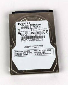Festplatte Toshiba 640Gb MK6459GSXP 8Mb Cache 5400Rpm Sata II 2,5"Zoll geprüft