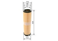 Neu - Bosch 1457433333 Luftfilter FüR MERCEDES-BENZ