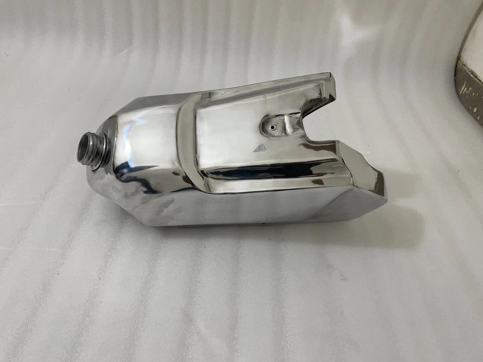 Tanque de gasolina Kawasaki KX125 KX 125 1988-89 aleación de aluminio pulido Foto 3 de 4