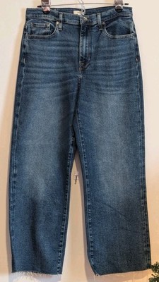 Splendid Women's Cropped Denim Jeans Size 30 Raw Edge Hem NWOT