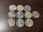 1955 washington quarter lot of 10 coins #43