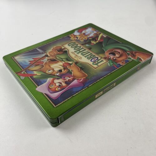 Robin Hood Disney Blu-ray Steelbook Embossed Region Free RARE VGC - Bild 4 von 7