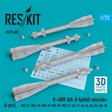 R-60М (AA-8 Aphid) missiles (4 pcs)  (Resin ...