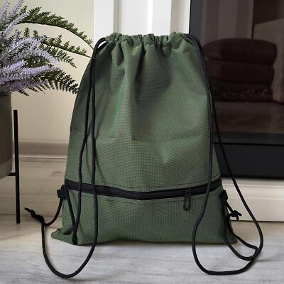 Foldable Drawstring Backpack Lightweight Simple Fashionable Sports Bag Unisex