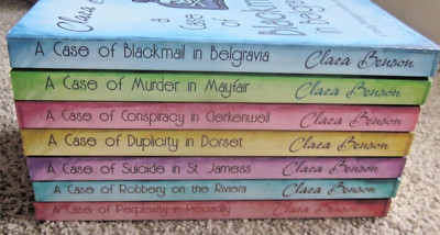 FREDDY PILKINGTON-SOAMES MYSTERY by CLARA BENSON / 7 SC / 2016-2022 / BKS 1-7