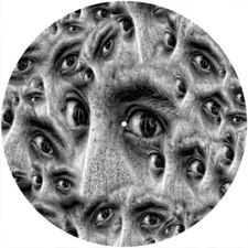 Slipmat Slip Mat Pad Felt for any 12" Turntable LP DJ Record Player EYES