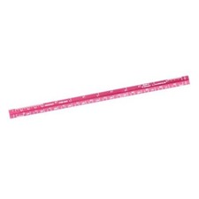 Alumicolor Architect Triangle Pocket Scale Ruler 6" Red Drafting School Office