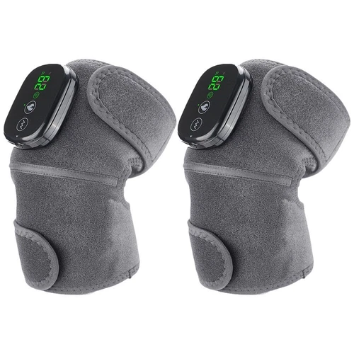 Herramienta de masaje de rodilla de calefacción ajustable 3 en 1 vibración eléctrica alivio del dolor muñeca - Imagen 3 de 7