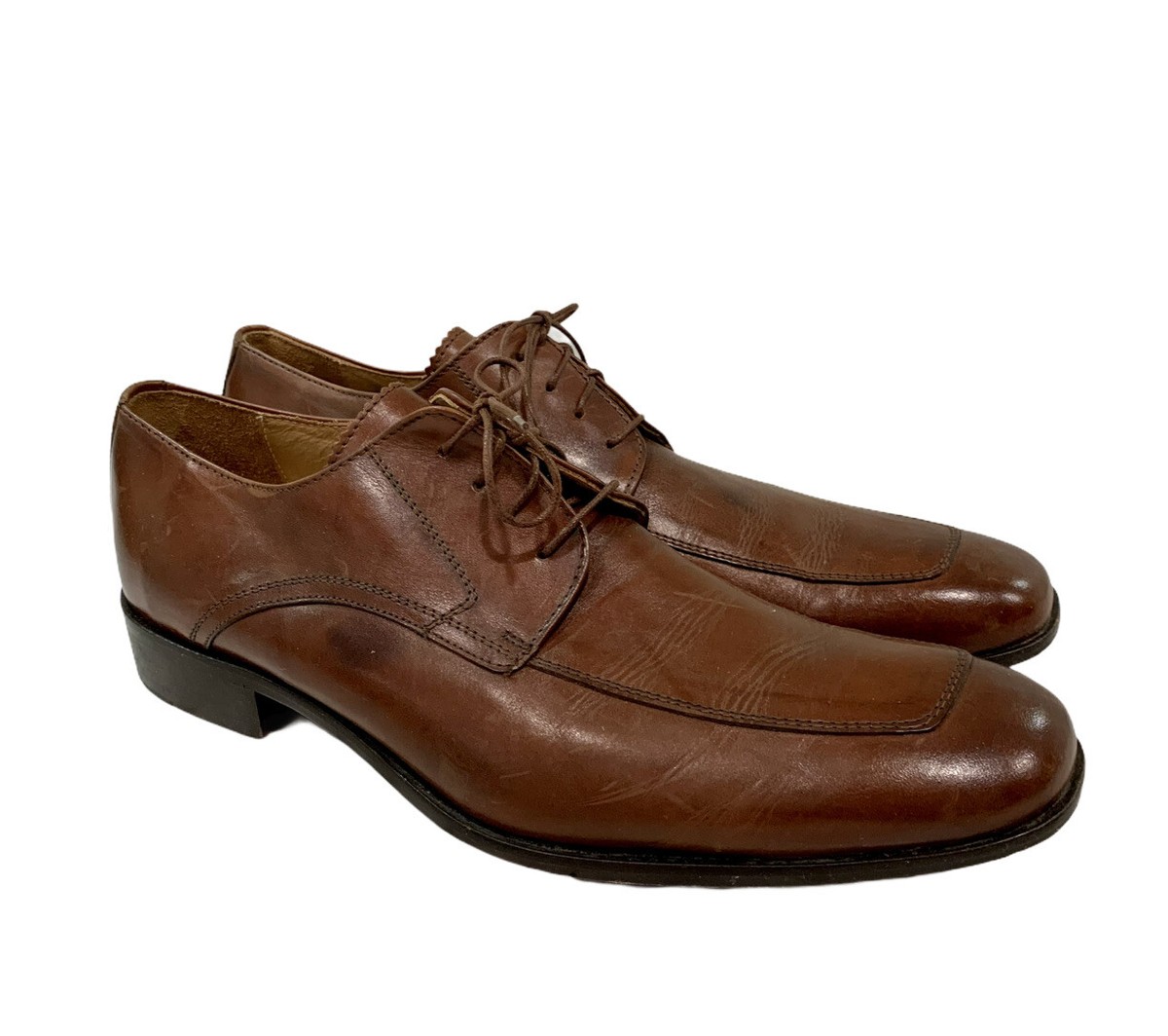 Mercanti‎ Fiorentini Oxfords Apron Toe Shoes US 13 Brown Leather ITALY Mercanti Fiorentini men main image 2