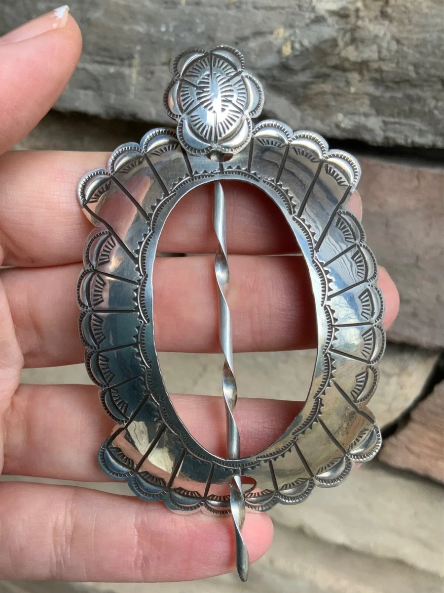 Vintage sterling silver cheap hair pins