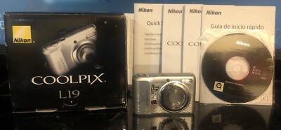 *READ CIB Nikon Coolpix L19 8.0 MP Compact Digital Camera Tested