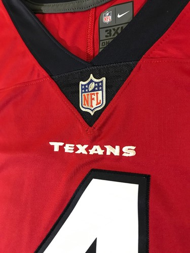 $150 Men's Nike Limited Stitched Sewn Jersey Houston Texans Watson #4 Sz 3XL - Picture 3 of 12