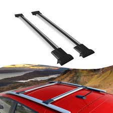 Roof Racks Cross Bars For Fiat Doblo 2010-2023 2 Pcs Grey